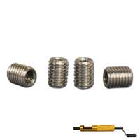 12*1.75 1d 1.5d 2d 2.5d 3d aluminum stainless steel threaded inserts 6-32